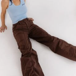 BDG Poplin Low Rise Y2K Cargos CLOTHING