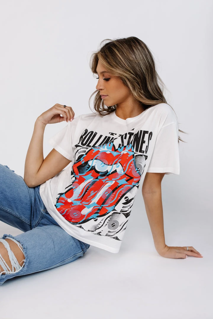 Daydreamer LA Daydreamer Rolling Stones Record Tongue BF Tee 5 Daydreamer LA Daydreamer Rolling Stones Record Tongue BF Tee