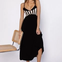 Runaway The Label Jessie V-Neck Dress