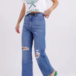 LEVI'S High Waisted Straight Jeans