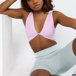 Nikibiki Move Together Twist Front Bra Top CLOTHING