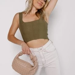 Mod Ref CLOTHING Don't Dare Crop Top