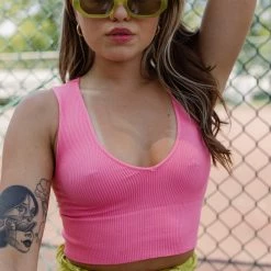 Nikibiki Slower Days Ribbed Crop Top NEW ARRIVALS