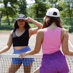 Nikibiki Keep It Up High Neck Vintage Wash Crop Top CLOTHING