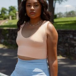 Nikibiki Slower Days Ribbed Crop Top NEW ARRIVALS