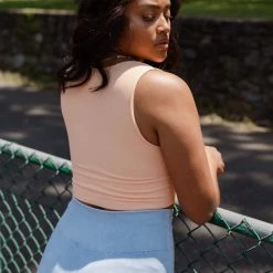 Nikibiki Slower Days Ribbed Crop Top NEW ARRIVALS