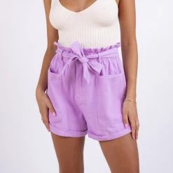 Lush Unbothered Belted Shorts NEW ARRIVALS