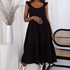 AEMI + CO NEW ARRIVALS Little Moments Tiered Midi Dress