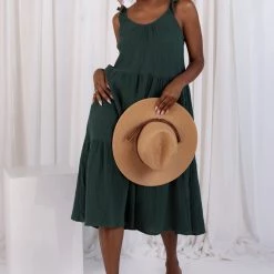 AEMI + CO NEW ARRIVALS Little Moments Tiered Midi Dress