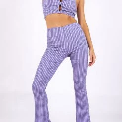 Bailey Rose NEW ARRIVALS Stardust Jacquard Cutout Pants