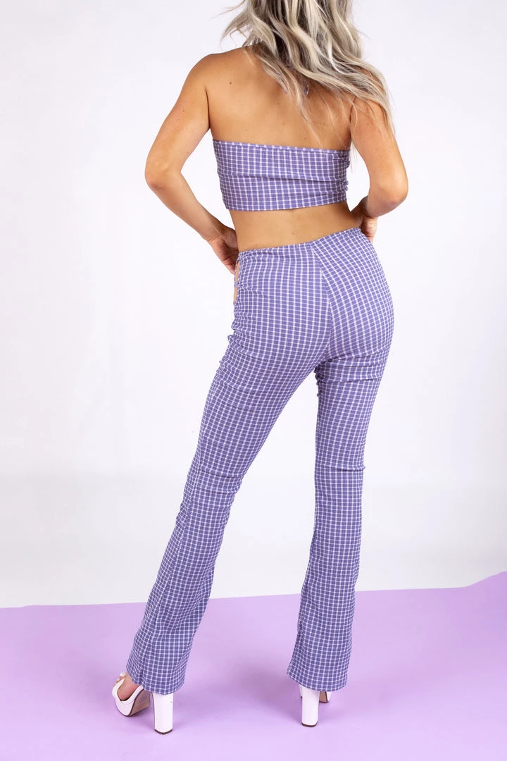 Bailey Rose NEW ARRIVALS Stardust Jacquard Cutout Pants 4 Bailey Rose NEW ARRIVALS Stardust Jacquard Cutout Pants