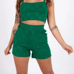 Bailey Rose NEW ARRIVALS My Flavor Terry Knit Shorts