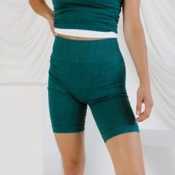 Nikibiki Stay True Vintage Wash Ribbed Bike Short