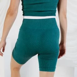 Nikibiki Stay True Vintage Wash Ribbed Bike Short