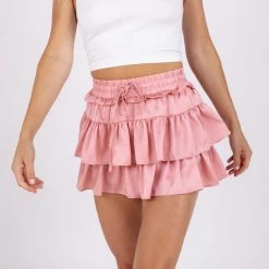 Day + Moon American Girl Tiered Mini Skort NEW ARRIVALS 10 Day + Moon American Girl Tiered Mini Skort NEW ARRIVALS