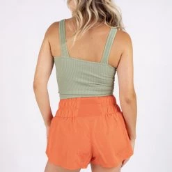 Nikibiki Serves You Right Ribbed Crop Tank CLOTHING