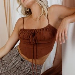 Tic Toc Nights Like This Boned Corset Top RESTOCKED