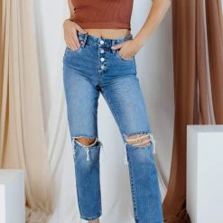 CLOTHING BLANK NYC Madison High Rise Crop Jean