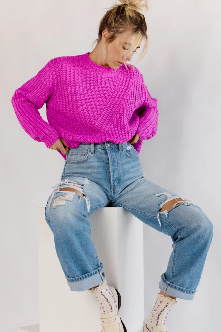 Dee Elly High Note Knit Pullover 2 Dee Elly High Note Knit Pullover