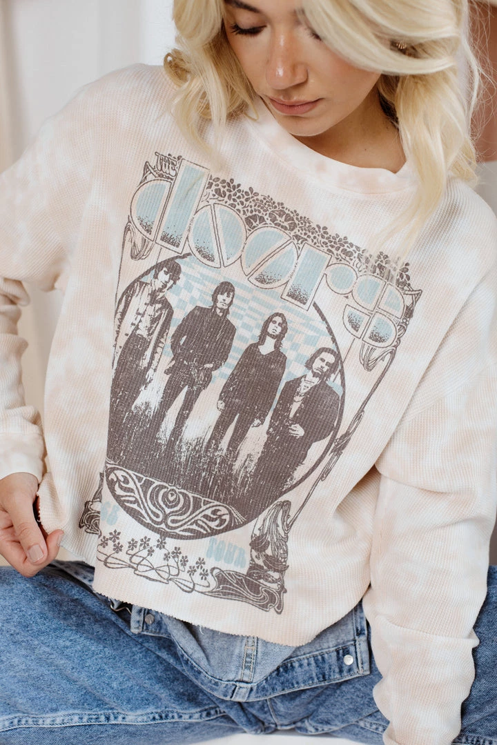 Daydreamer LA CLOTHING Daydreamer The Doors 1968 Cropped Thermal 2 Daydreamer LA CLOTHING Daydreamer The Doors 1968 Cropped Thermal