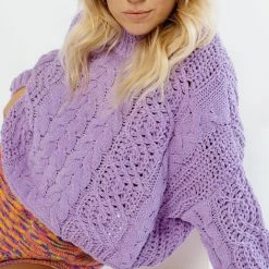 Pol Clothing Sawyer Plush Knit Pullover