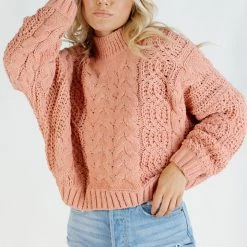 Pol Clothing Sawyer Plush Knit Pullover