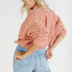 Pol Clothing Sawyer Plush Knit Pullover