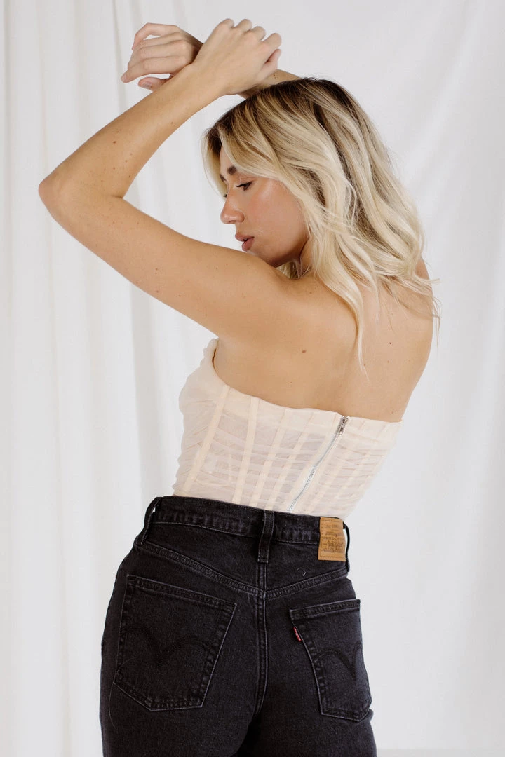 Salty What I Want Mesh Corset Top CLOTHING 6 Salty What I Want Mesh Corset Top CLOTHING