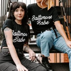 BRIGHTSIDE The Label Baltimore Babe Tee CLOTHING