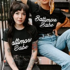 BRIGHTSIDE The Label Baltimore Babe Tee CLOTHING