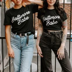 BRIGHTSIDE The Label Baltimore Babe Tee CLOTHING