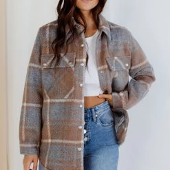 Blank NYC Flannel Shacket CLOTHING