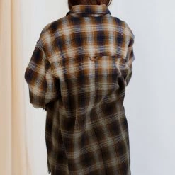 CLOTHING Free People Anneli Plaid Shirt Jacket