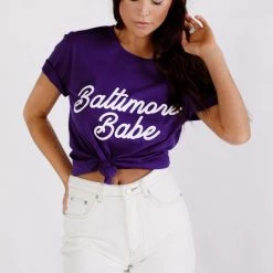 BRIGHTSIDE The Label Baltimore Babe Tee - Forest Green