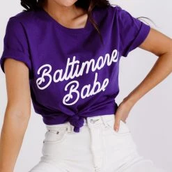 BRIGHTSIDE The Label Baltimore Babe Tee - Forest Green
