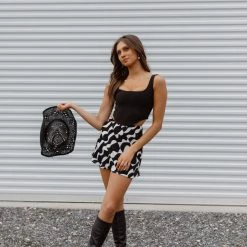 Cotton Candy Electric Dream Print Mini Skirt 8 Cotton Candy Electric Dream Print Mini Skirt