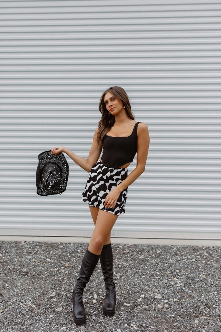 Cotton Candy Electric Dream Print Mini Skirt 4 Cotton Candy Electric Dream Print Mini Skirt