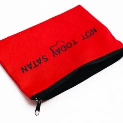 Brightside The Label BRIGHTSIDE Not Today Satan Pouch- Red