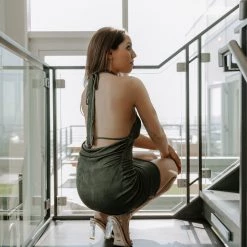 Salty Sweet Memories Halter Mini Dress CLOTHING