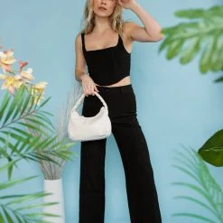 Edit By Nine CLOTHING Watch Me Corset Crop Top