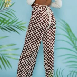 Edit By Nine Harvey Check Trousers