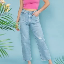 Levi's Premium CLOTHING LEVI'S Ribcage Straight Ankle