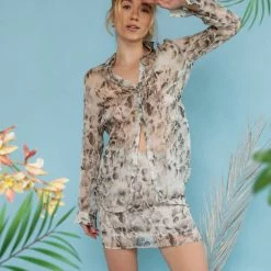 Edit By Nine Change The Game Button Up Top CLOTHING