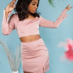 Edit By Nine Your Muse Satin Set CLOTHING