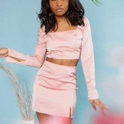 Edit By Nine Your Muse Satin Set CLOTHING