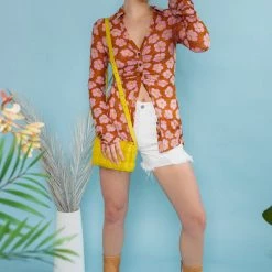 Free People Lucky Shirtee - COFFEE COMBO