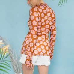 Free People Lucky Shirtee - COFFEE COMBO