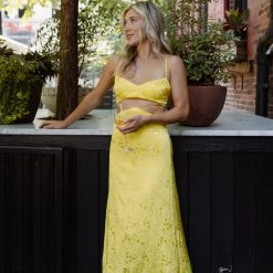 NEW ARRIVALS AFRM Erik Cutout Satin Midi Dress