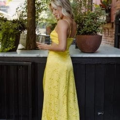 NEW ARRIVALS AFRM Erik Cutout Satin Midi Dress