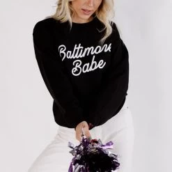 CLOTHING BRIGHTSIDE The Label Baltimore Babe Crewneck